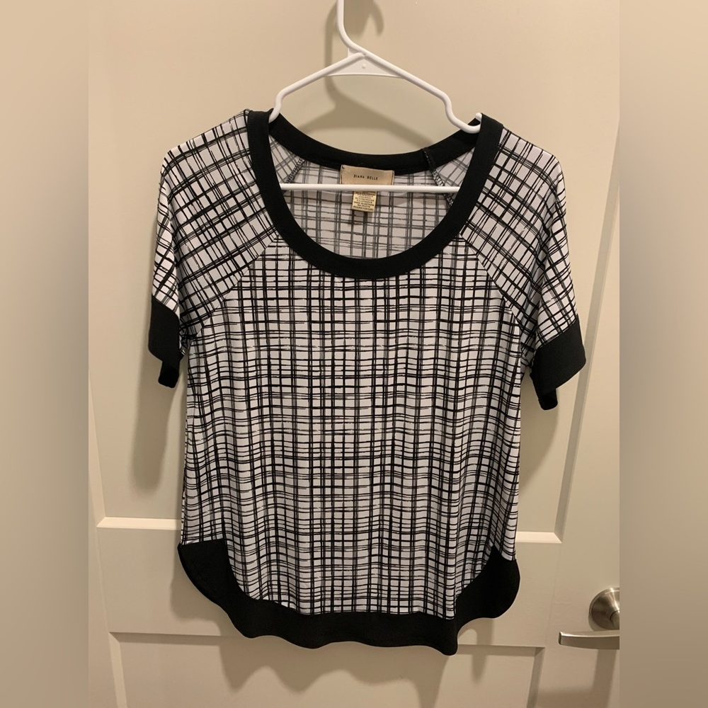 Diana Bell Black & White Blouse